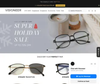 Visioneerbrand.com(Visioneer Eyewear) Screenshot