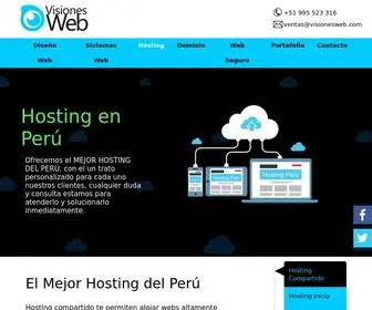 Visionesweb.com(MEJOR HOSTING DEL PERÚ) Screenshot