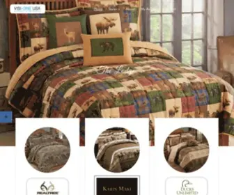 Visioneusa.net(Bedding Manufacturer) Screenshot