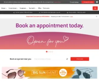 Visionexpress.ie(Opticians) Screenshot