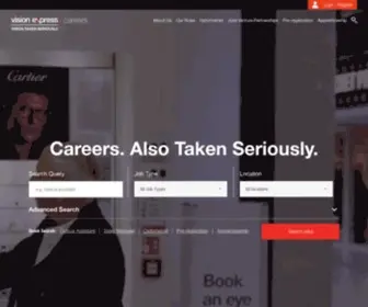 Visionexpresscareers.com(Vision Express Careers) Screenshot