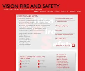 Visionfireandsafety.com(Vision Fire Safety) Screenshot