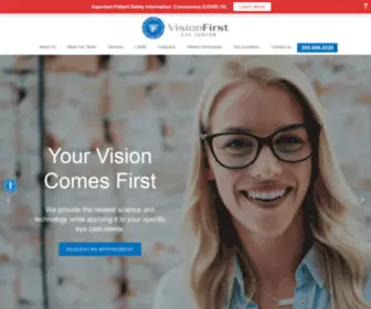 Visionfirsteyecenter.com(LASIK Birmingham) Screenshot