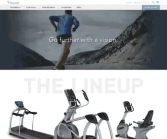 Visionfitness.com(Vision Fitness) Screenshot