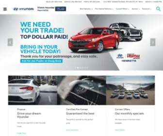 Visionhyundaihenrietta.com(Vision Hyundai Henrietta) Screenshot