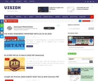 Visionias.net(VISION) Screenshot