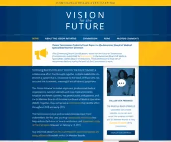 Visioninitiative.org(Continuing Board Certification) Screenshot