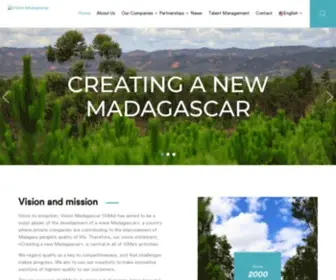 Visionmadagascar.com(Vision Madagascar) Screenshot
