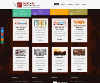 Visionmediahitech.com(Vision Media Hitech Pvt) Screenshot