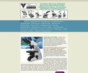 Visionmicroscope.com Screenshot