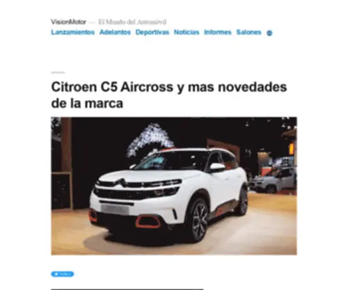 Visionmotor.com(El Mundo del Automóvil) Screenshot