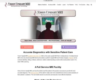 Visionmri.com(Vision Upright MRI) Screenshot