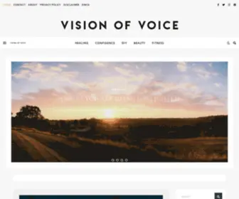 VisionofVoice.com(HEALING) Screenshot