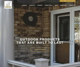 Visionoutdoorproducts.com(Vision Building Products) Screenshot