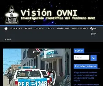 Visionovni.com.ar(Investigacion cientifica del fenomeno OVNI) Screenshot