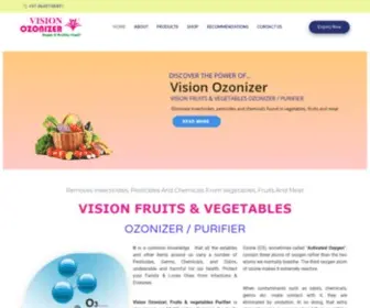 Visionozonizer.com(VISION FRUITS & VEGETABLES) Screenshot