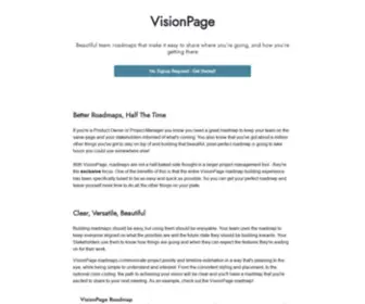 Visionpage.io(VisionPage) Screenshot