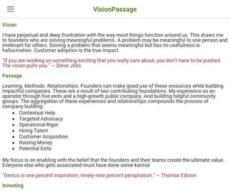 Visionpassage.com(VisionPassage) Screenshot