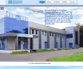 Visionpharma.in(Vision Pharmacoat Pvt) Screenshot