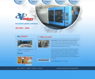 Visionpolymer.com(Vision polymer) Screenshot