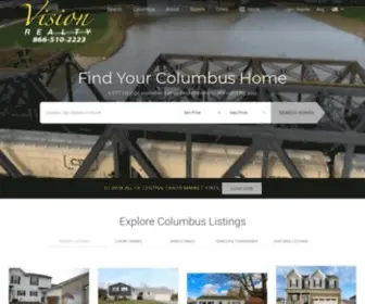 Visionrealty.com(Columbus OH Real Estate) Screenshot