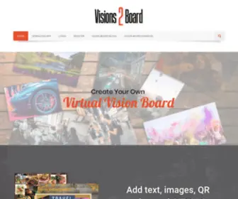 Visions2Board.com(Free app for vision board 2021) Screenshot