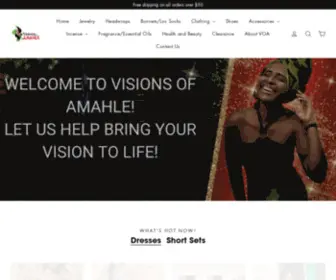 Visionsofamahle.com(Visions of Amahle) Screenshot