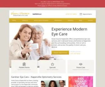 Visionsource-Gardnereyecare.com(Optometrist, Eye Doctor in Naperville IL) Screenshot