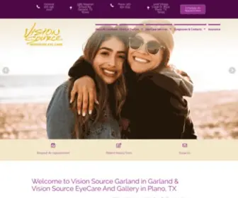 Visionsource-Garland.com(Garland Vision Center) Screenshot