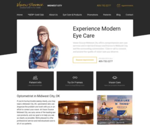 Visionsource-Midwestcity.com(Eye Doctor in Midwest City) Screenshot