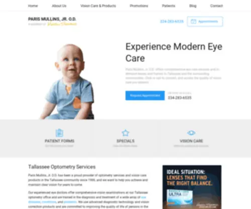 Visionsource-Parismullinsod.com(Optometrist, Eye Doctor in Tallassee) Screenshot