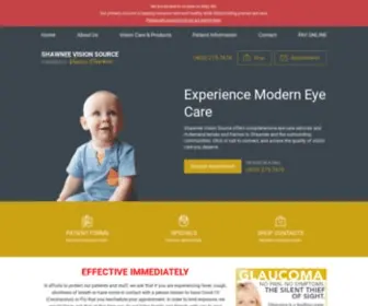 Visionsource-Shawnee.com(Optometrist, Eye Doctor in Shawnee OK) Screenshot