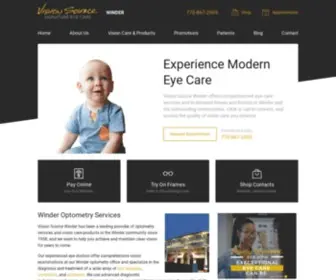 Visionsource-Windereyecare.com(Optometrist, Eye Doctor in Winder GA) Screenshot