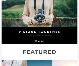 Visionstogether.com(ME VISIONS OFFICIAL WEBSITE) Screenshot