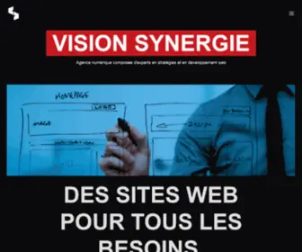Visionsynergie.com(Conception de site web) Screenshot