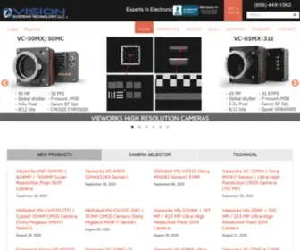 Visionsystech.com(North American Distributor for Vieworks Machine Vision Cameras) Screenshot