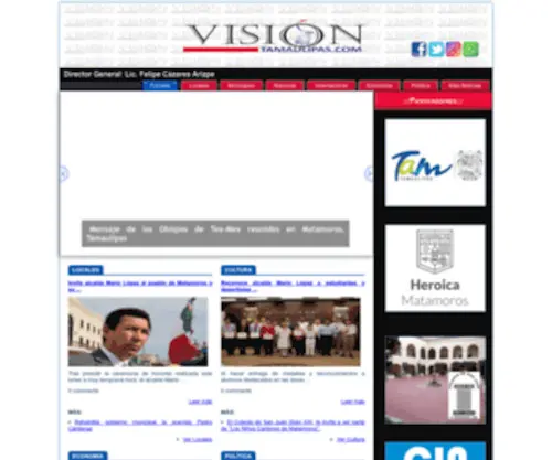 Visiontamaulipas.com(Portada) Screenshot