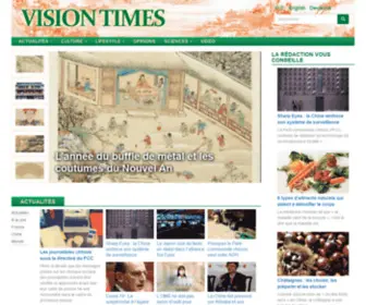 Visiontimes.fr(Visiontimes France) Screenshot