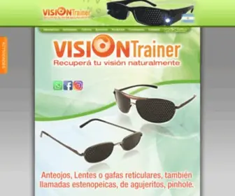 Visiontrainer.com.ar(Lentes) Screenshot