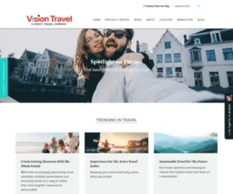 Visiontravel.ca(Personalized experiences travel agent in toronto) Screenshot