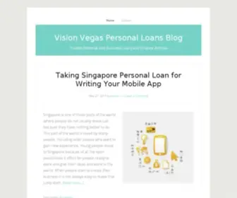 Visionvegas.com(Personal Loans) Screenshot