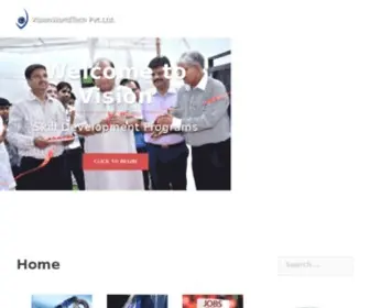 Visionworldtech.com(Electromagnetic Flow Meters Manufacturer at Rajasthan) Screenshot