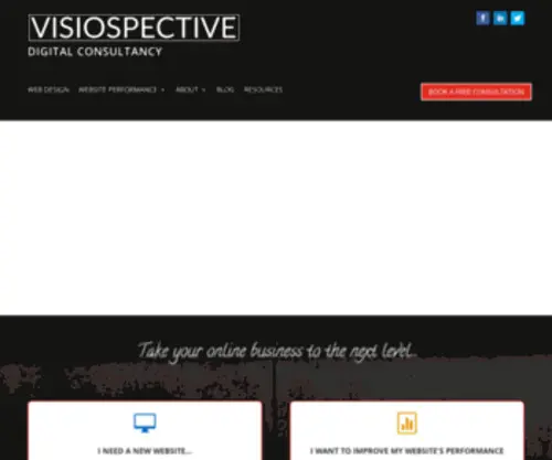 Visiospective.com(Digital Consultancy) Screenshot