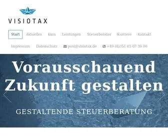 Visiotax.de(VISIOTAX Steuerberatungsgesellschaft mbH) Screenshot