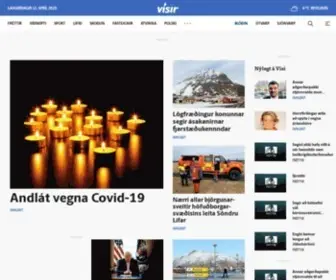 Visir.is(Forsíða) Screenshot