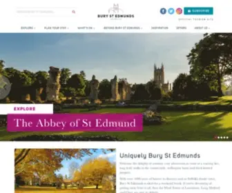 Visit-Burystedmunds.co.uk(The Official Tourism Site For Bury St Edmunds And Beyond) Screenshot