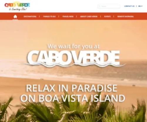 Visit-Caboverde.com(Turismo de Cabo Verde) Screenshot