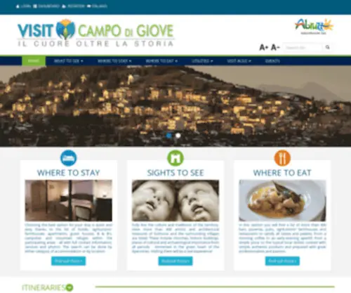 Visit-Campodigiove.it(Visit Campo di Giove) Screenshot