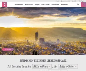 Visit-Jena.de(Jena die Lichtstadt) Screenshot