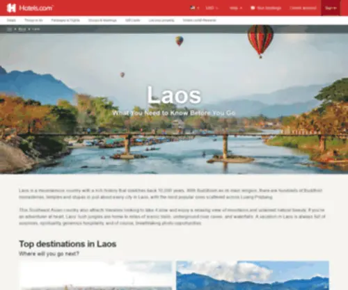 Visit-Laos.com(Visit Laos) Screenshot